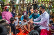 Anak-Anak Putus Sekolah di Bogor Divaksin