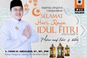 BERITA IKLAN : Ketua Pengurus Cabang Persatuan Insinyur Indonesia Halmahera Barat Mengucapkan Selamat Hari Raya Idul Fitri 1443 Hijriyah